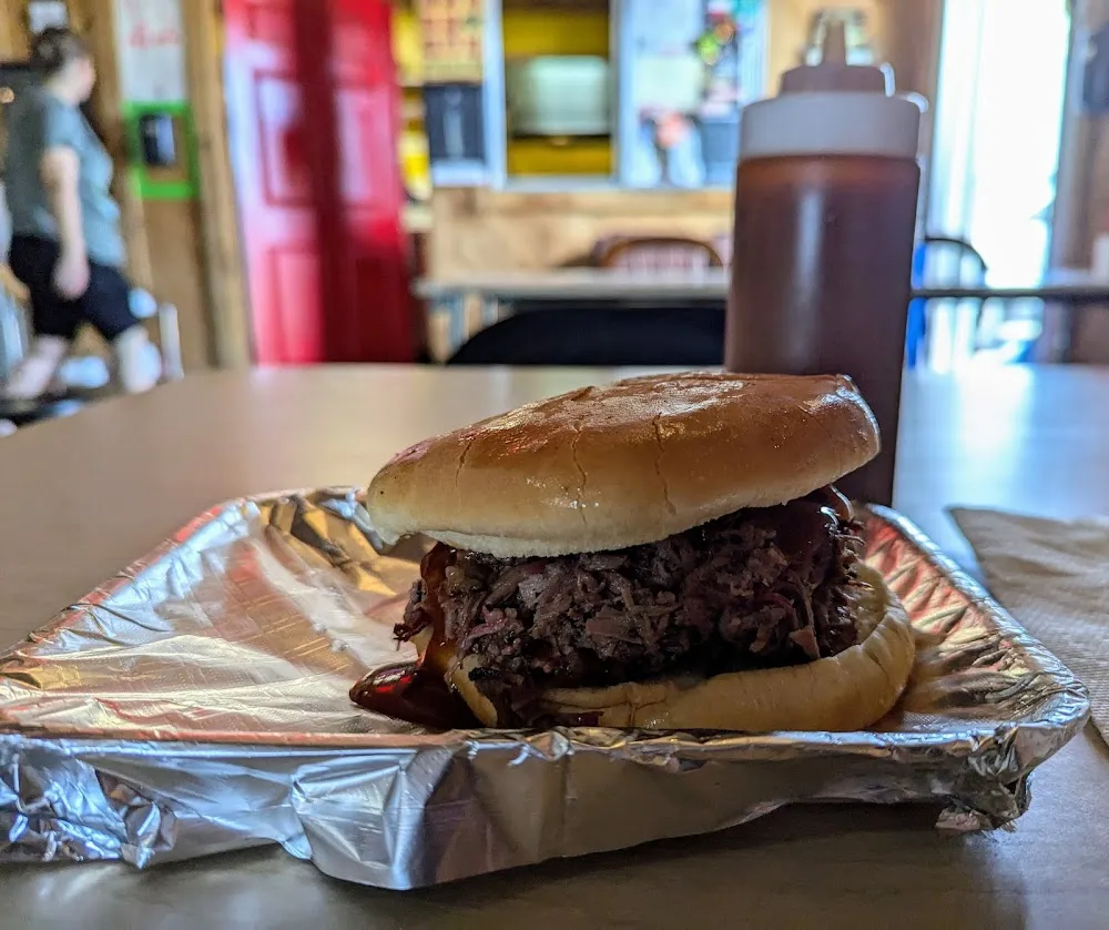 Chopped Brisket Sandwich