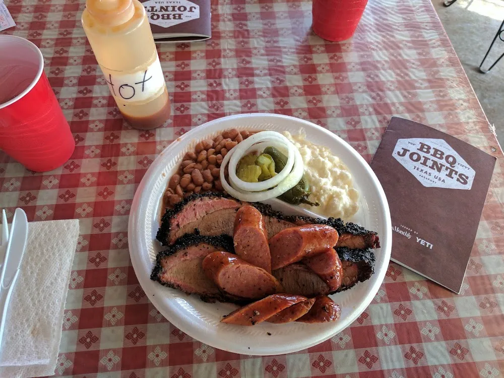 Smoked Brisket with Ribs and Sides